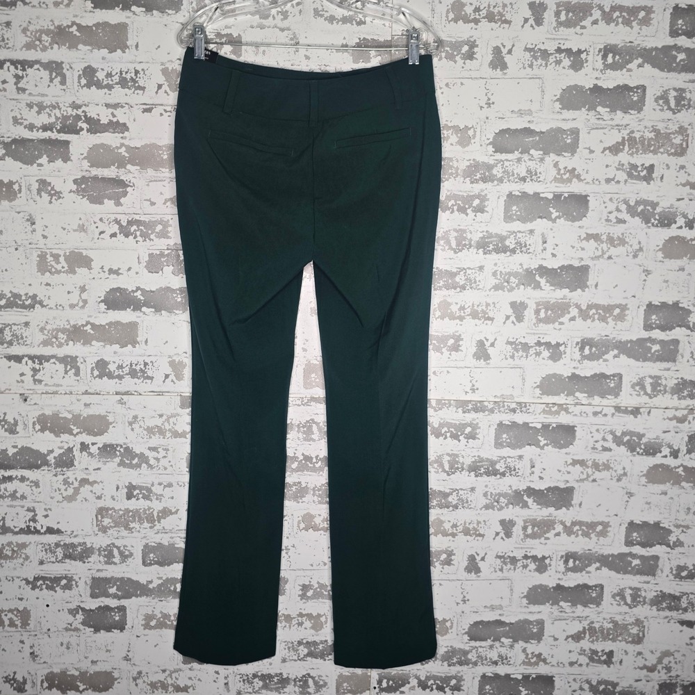 New York &‎ Company 7th Ave Barely Bootcut Dress Pants Green Modern Fit Sz 6 NWT - Picture 4 of 7
